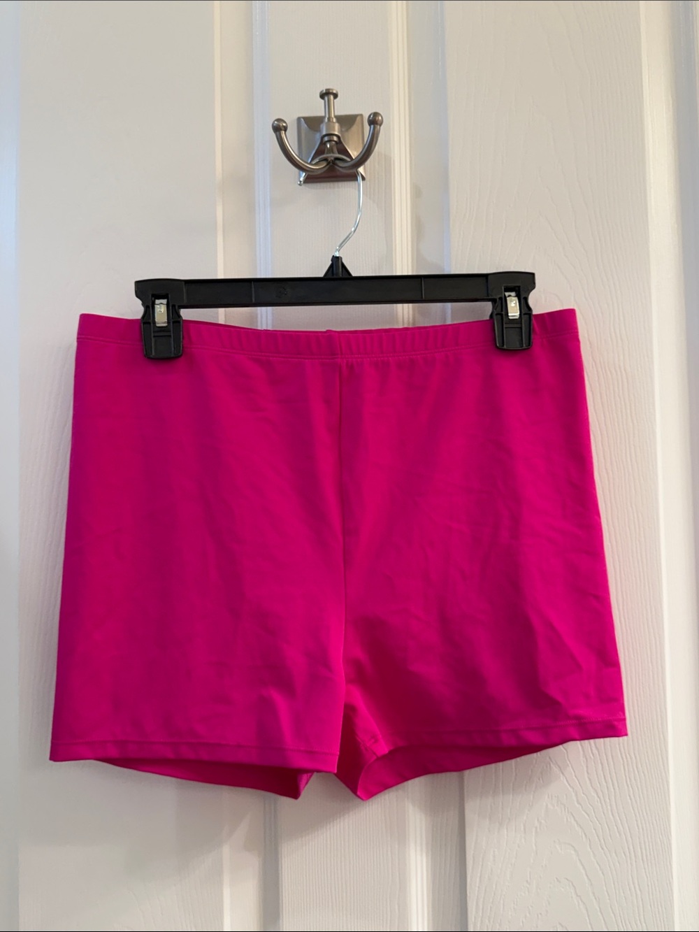 Women’s High-Comfort Swim Bike Shorts in Hot Pink